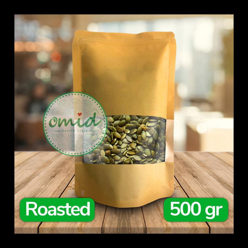 

BEST SELLER! ORGANIC ROASTED PUMPKIN SEEDS (BIJI LABU PANGGANG ORGANIK) 500GR TERMURAH