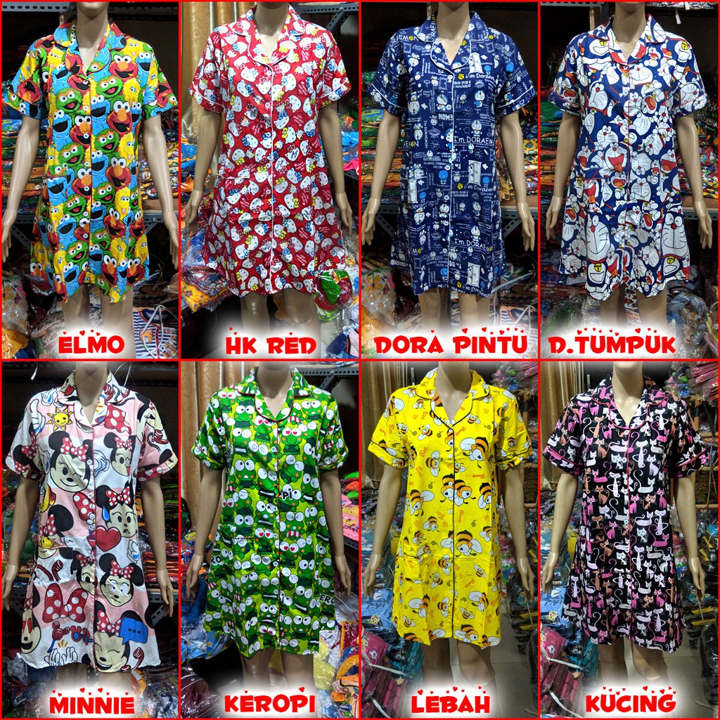 Daster Wanita KATUN Fit to L MARUNO Shopee Indonesia