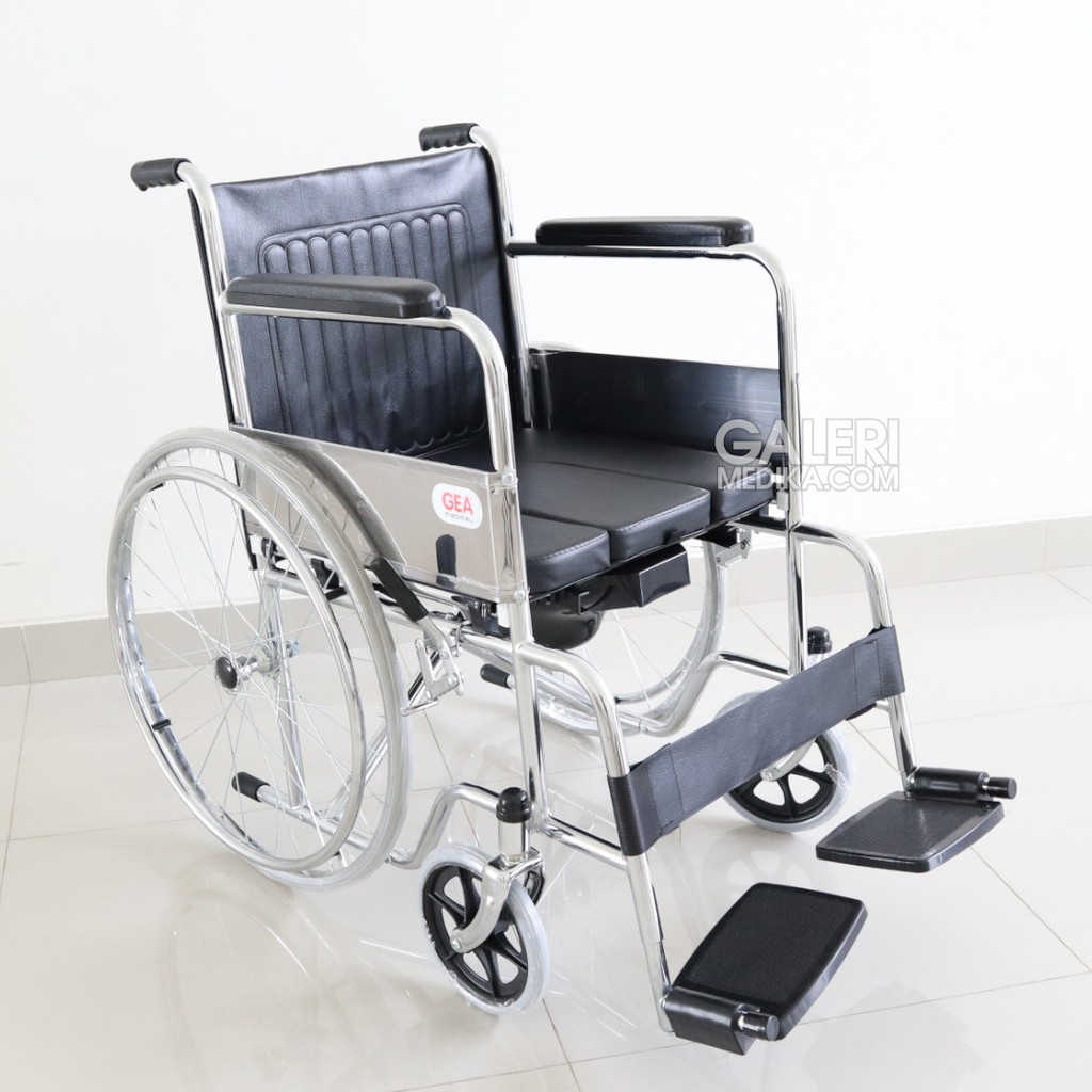 Kursi Roda 2in1 GEA FS609 / FS-609 / FS 609 - Kursi Roda Multifungsi (Kursi Roda &amp; Kursi BAB)