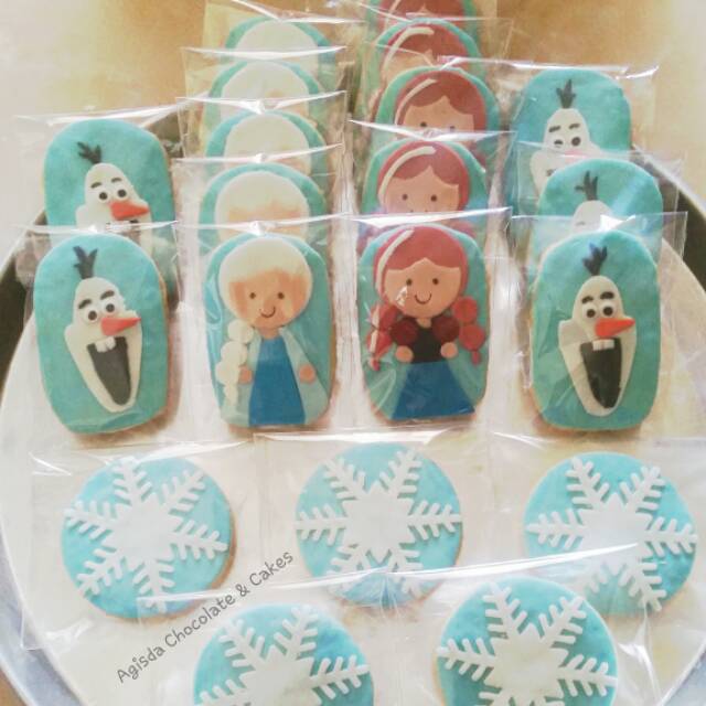 Cookies hias custom karakter frozen