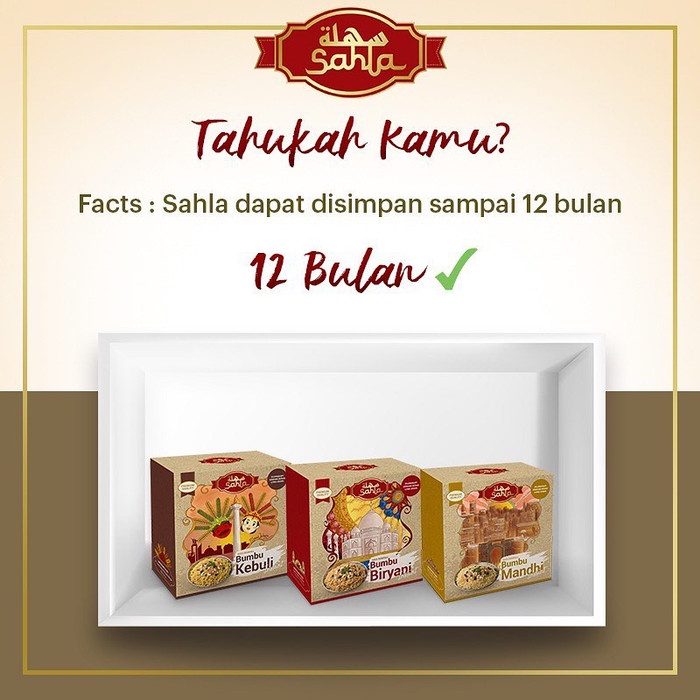 

Instan-Masak-Bumbu- Sahla Nasi Rempah Instant 500Gr : Bumbu Kebuli/Biryani/Mandhi - Kebuli -Bumbu-