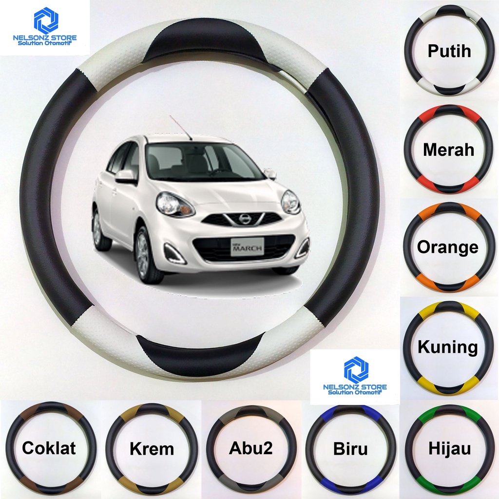 Cover Stir March Sarung Setir Nissan March Cover Steer Eternal Aksesoris Mobil Interior Mobil Asesor