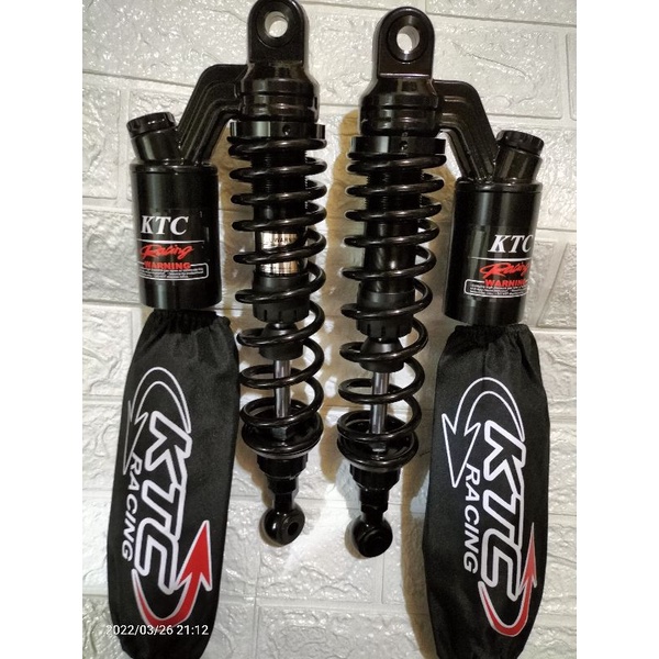 SHOCKBEAKER TABUNG KTC EXTREME 280mm 320mm 340mmn BLACK SERIES Jupiter RX king Tiger Vega Supra Nouvo aerox nmax new nmax old pcx dll/SHOCK BELAKANG BEBEK KTC EXTREME RACING copy  BLACK SERIES NEW PRODUK-Black series as crom