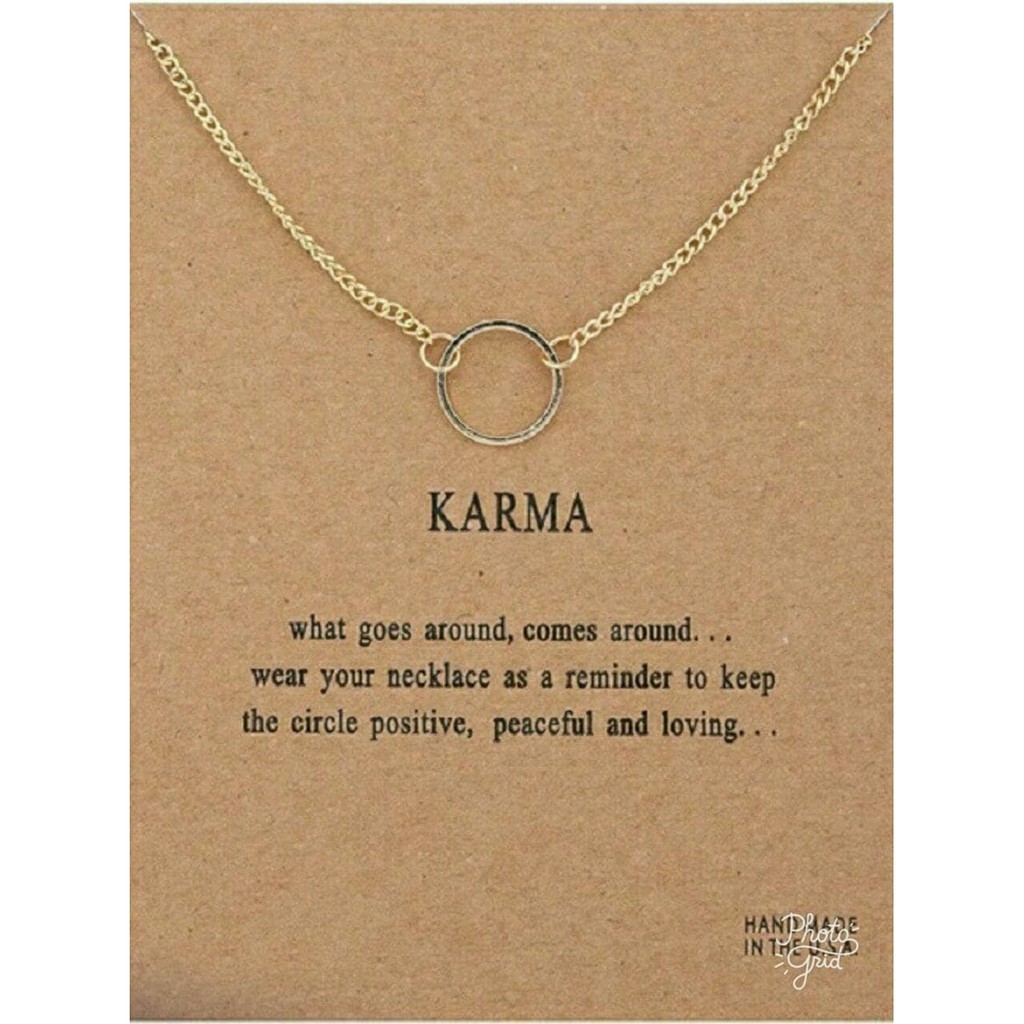 NA Karma necklace / kalung karma / kalung lingkaran / kalung fashion