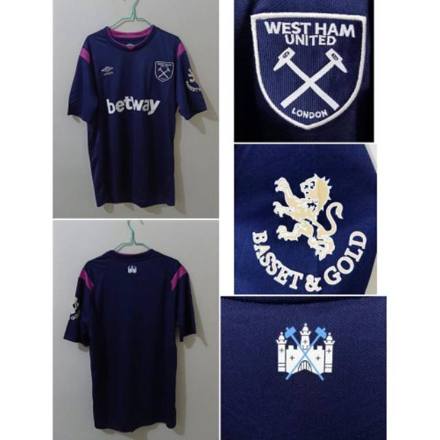 Jersey Baju Bola West Ham 3rd Official 2019 2020 Grade Ori 