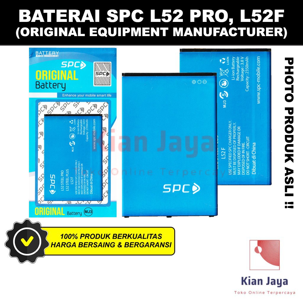Baterai Hp Spc L52 Pro Steel Plus L52f Original Oem Batrai Batre Battery Shopee Indonesia