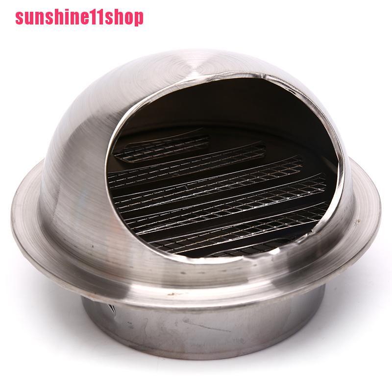 1 Pc Ventilasi Udara Dinding Langit-Langit Bahan Stainless Steel