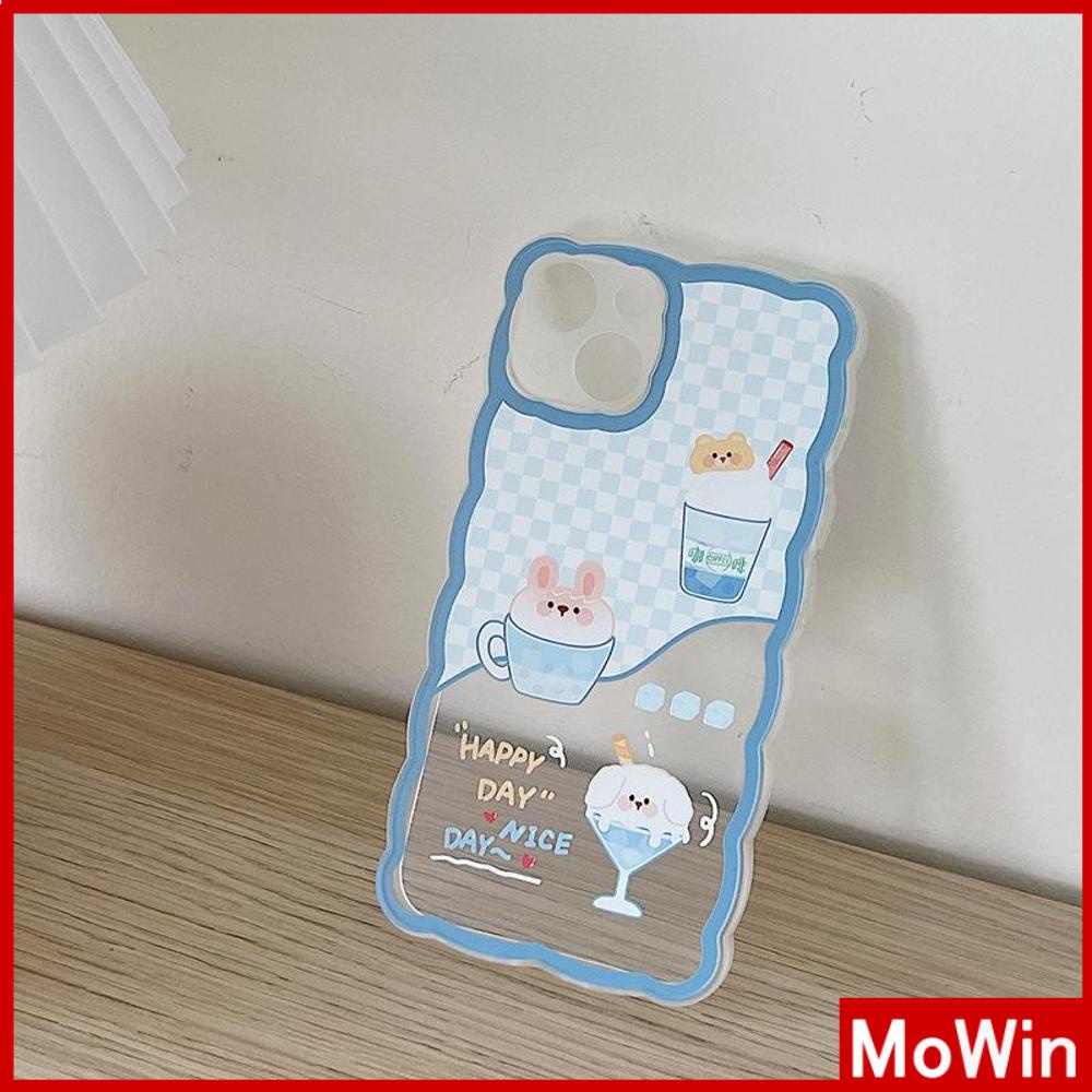 iPhone Case Silicone Soft Case Clear Case Wave Airbag Shockproof Camera Cover Protection Cartoon Cute Compatible For iPhone 11 iPhone 13 Pro Max iPhone 12 Pro Max iPhone 7 Plus xr