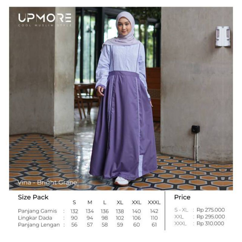 TERBARU 2022// GAMIS VINNA BY UPMORE