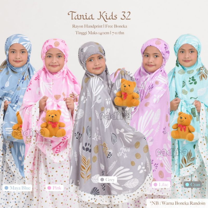 MUKENA ANAK RAYON PREMIUM FREE TAS BONEKA