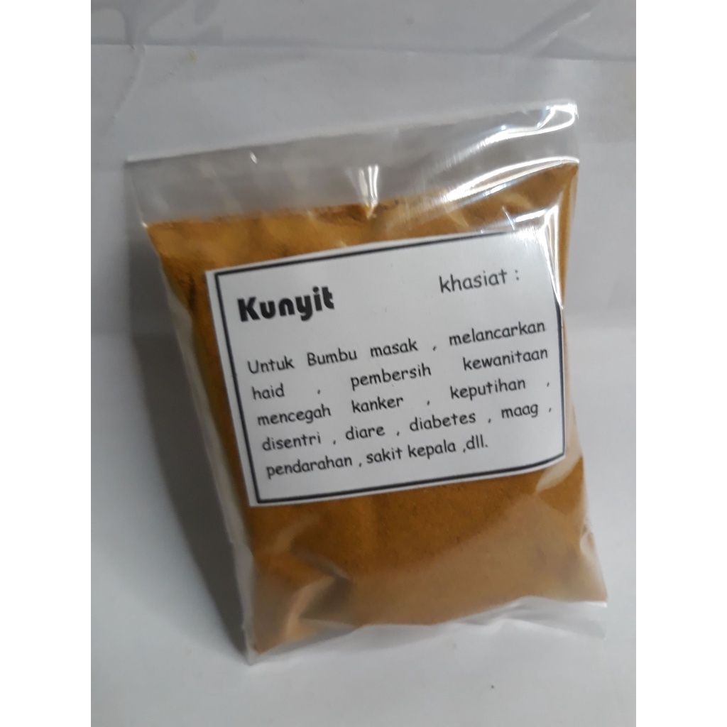 

kunyit bubuk organik asli tanpa campuran 100% original