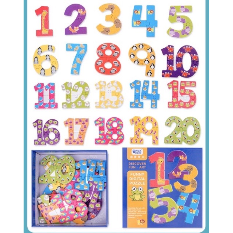 Alphabet puzzle - number puzzle - mainan edukasi anak - kado hadiah anak