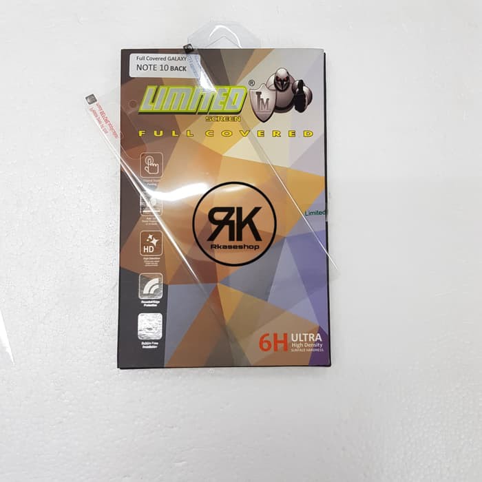 LIMITED samsung NOTE 10 PLUS anti gores BELAKANG Back screen guard