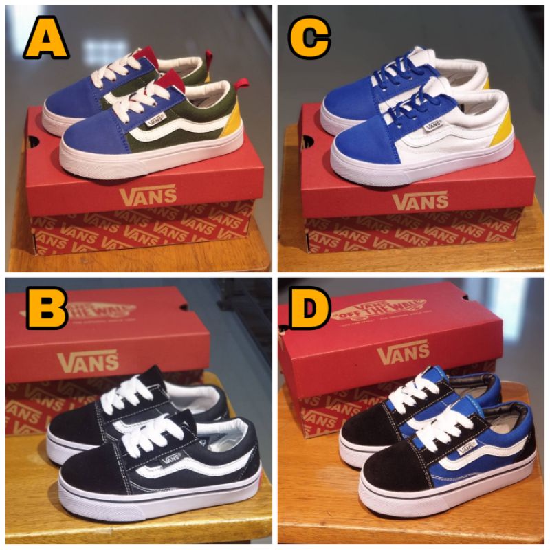 Sepatu anak vans oldskool tali [grade original] sepatu anak laki laki vans