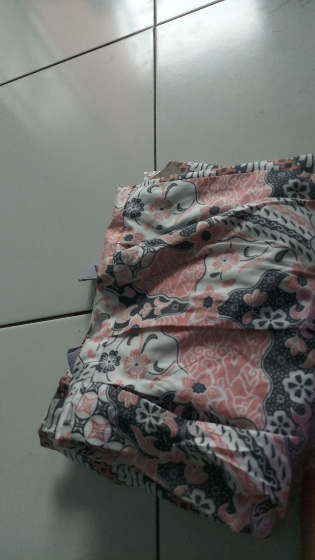 Tey-17 Batik Wanita Asj Sa Hrb026 Kenongo Kemeja Tosca Pendek