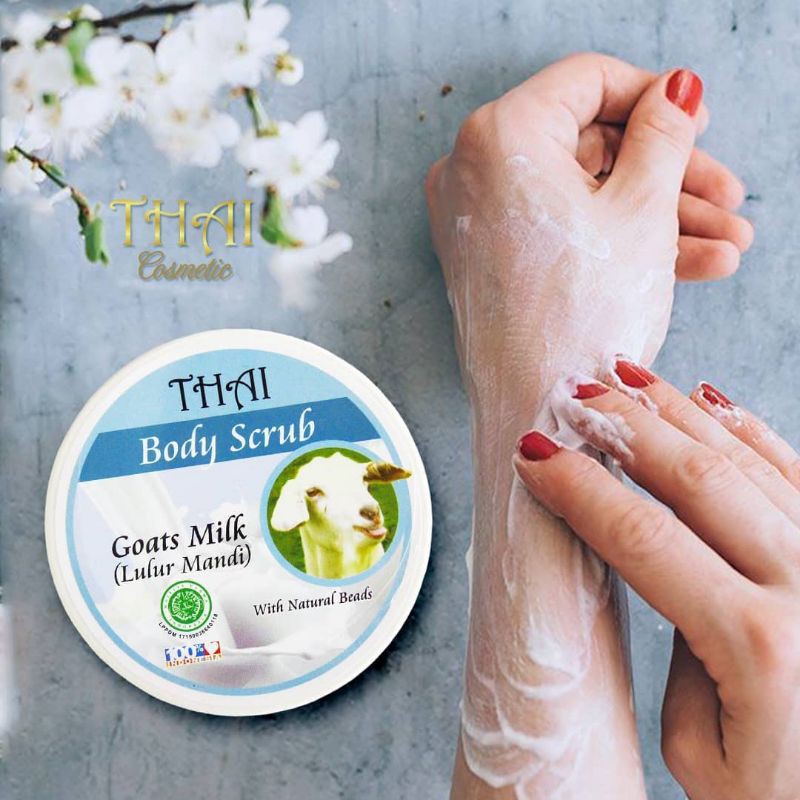 THAI BODY SCRUB 200ml / BODY SCRUB WHITENING / SCRUB MENCERAHKAN / THAI