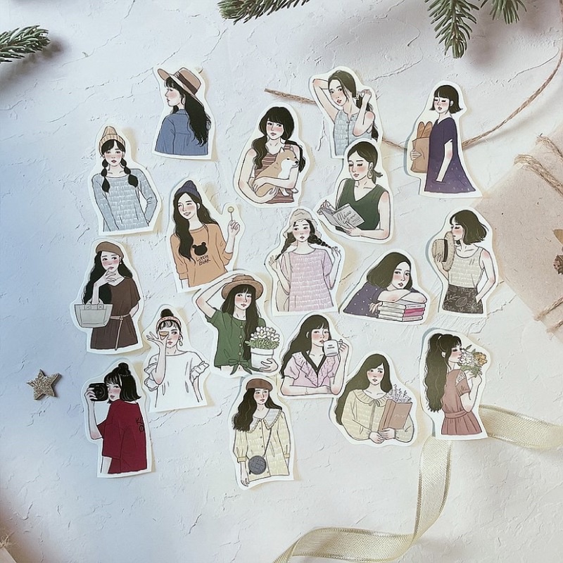 

Starlululu Little Day Girl Sticker