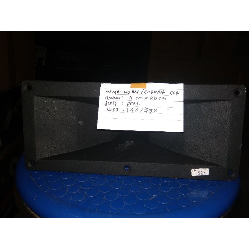 Horn Tweeter/Corong Tweeter Cor 11×26 cm