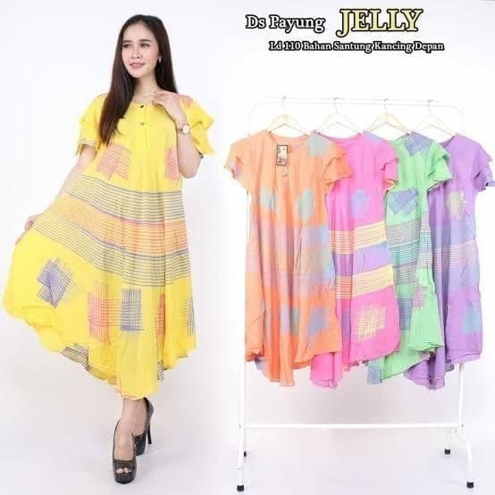 DASTER PAYUNG AURORA Rayon Adem Murah Ada Kancing Depan ( Busui friendly ) TERBARU MOTIF PELANGI KEKINIAN / daster ibu bumil baju daster batik wanita daster bali rayon premium lengan pendek murah Populer