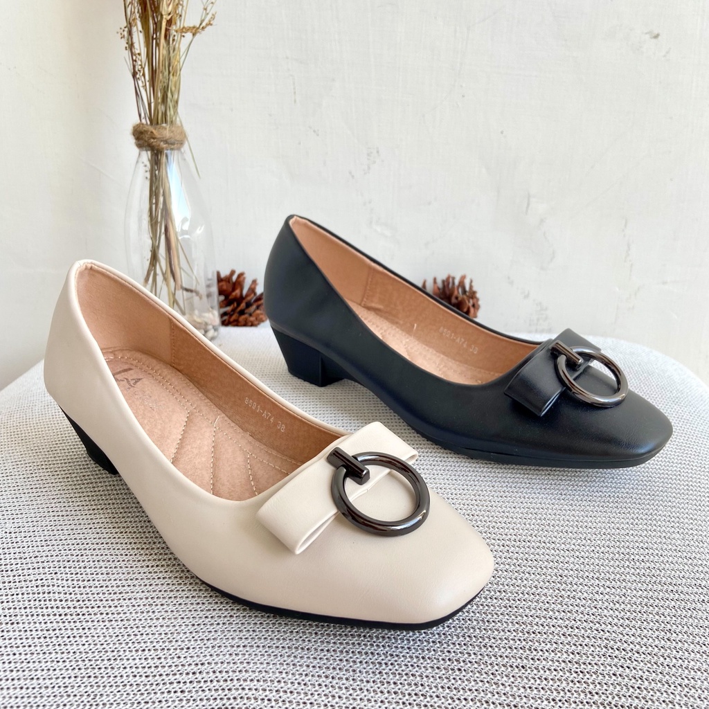 Lacode Shoes Flat Shoes Sepatu Pansus Sepatu Wedges Wanita Import