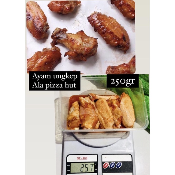 Ayam Goreng Bumbu Ala Pizza Hut Spicy Frozen Chicken Wings Sayap 250gr