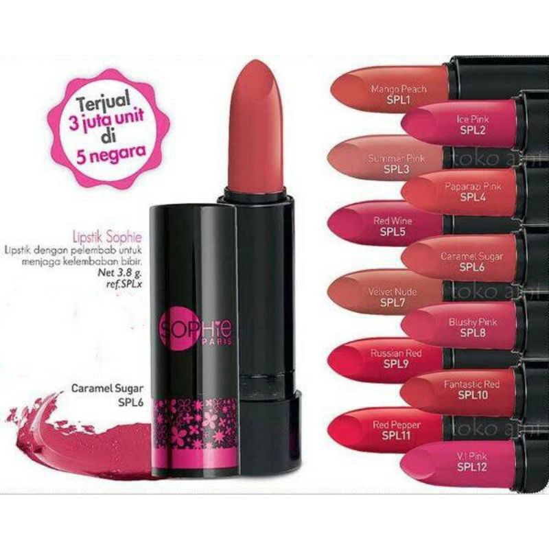Lipstik Sophie Martin Paris SPL