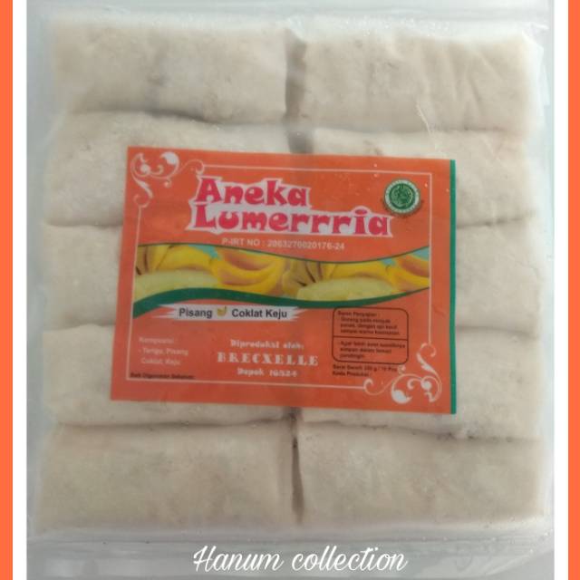 

Pisang Lumer Cokelat Keju Brexcelle isi 10 pcs