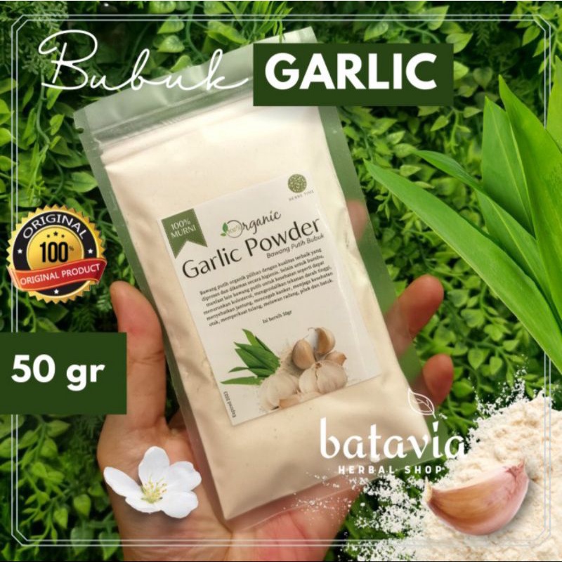

Garlic Powder Bubuk Bawang Putih Organik Murni Premium Herbs Time Garlic