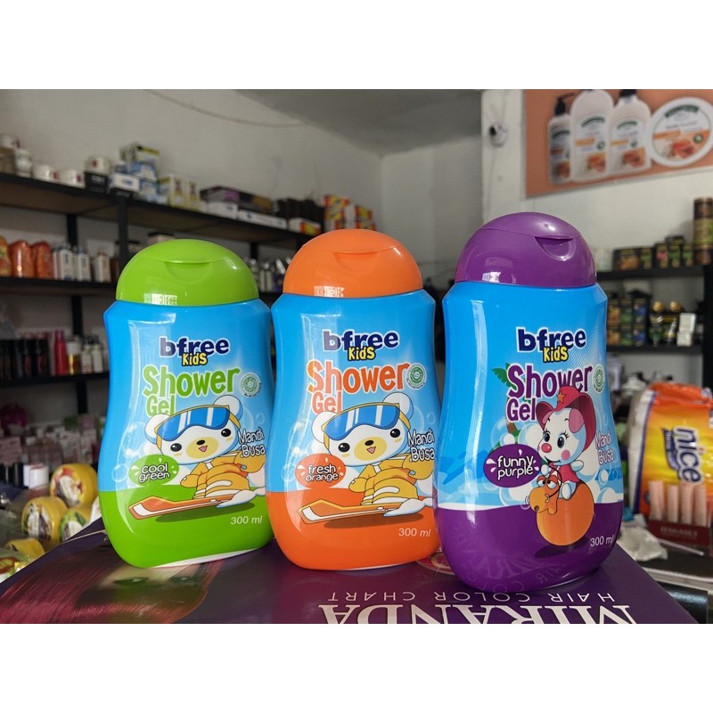 isi 300 ml -- bfree shower gel -- sabun mandi untuk balita -- B-free shower gel