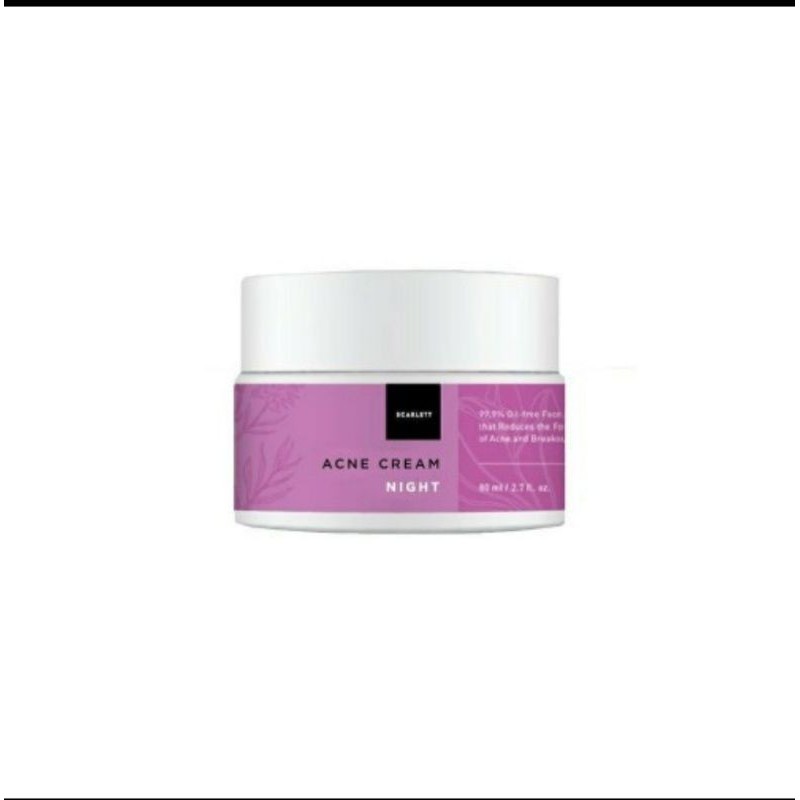 Scarlet Acne Night Cream