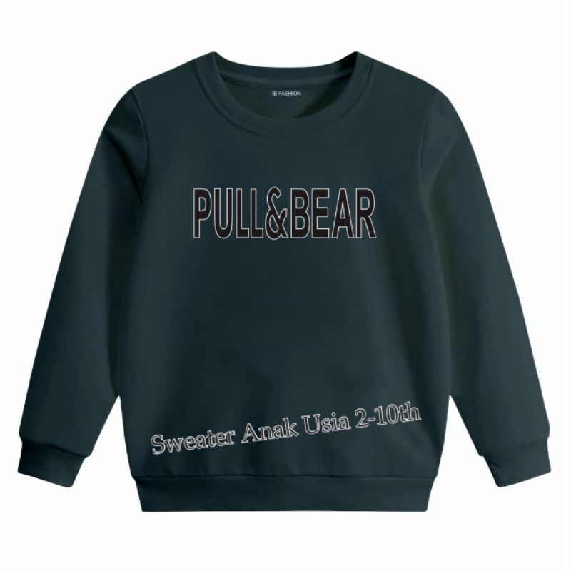 ((IB))SWEATER ANAK2 UNISEX/PVLLBEAR DIGITAL SABLON