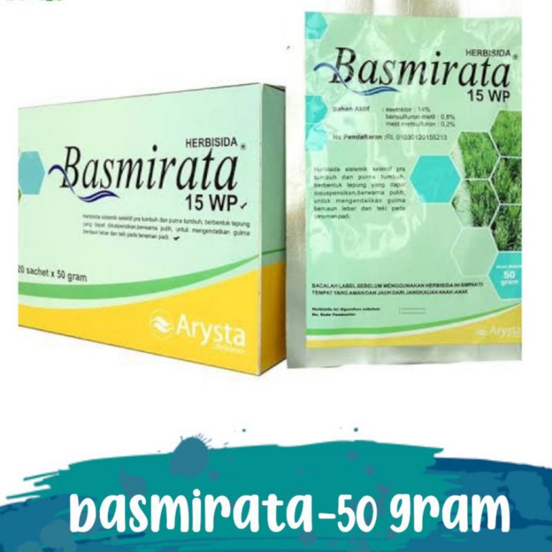 HERBISIDA BASMIRATA 15 WP 50 GR