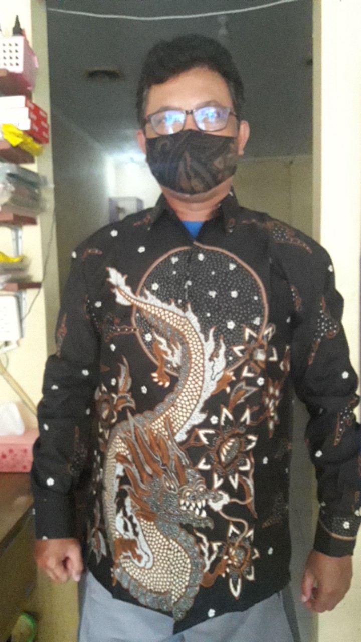 Naga Sogan Batik Pria Panjang Kekinian Primisima Full Furing Sragenan Solo Eksklusif Modern