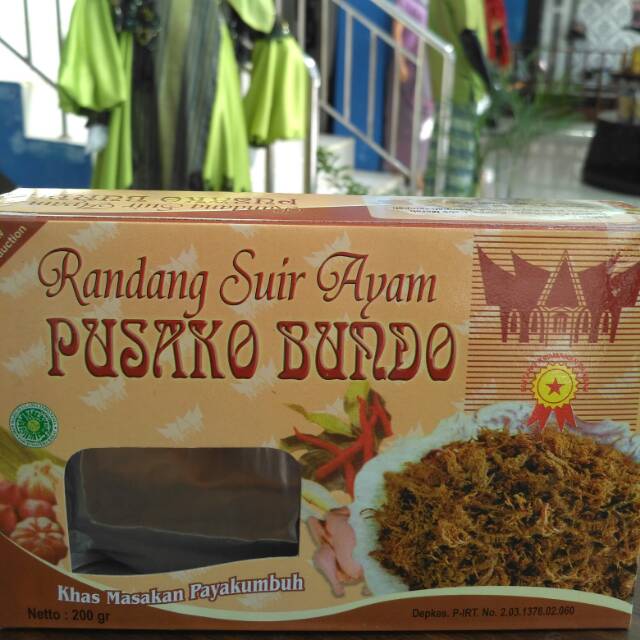 

Rendang Suir Ayam Pusako Bundo