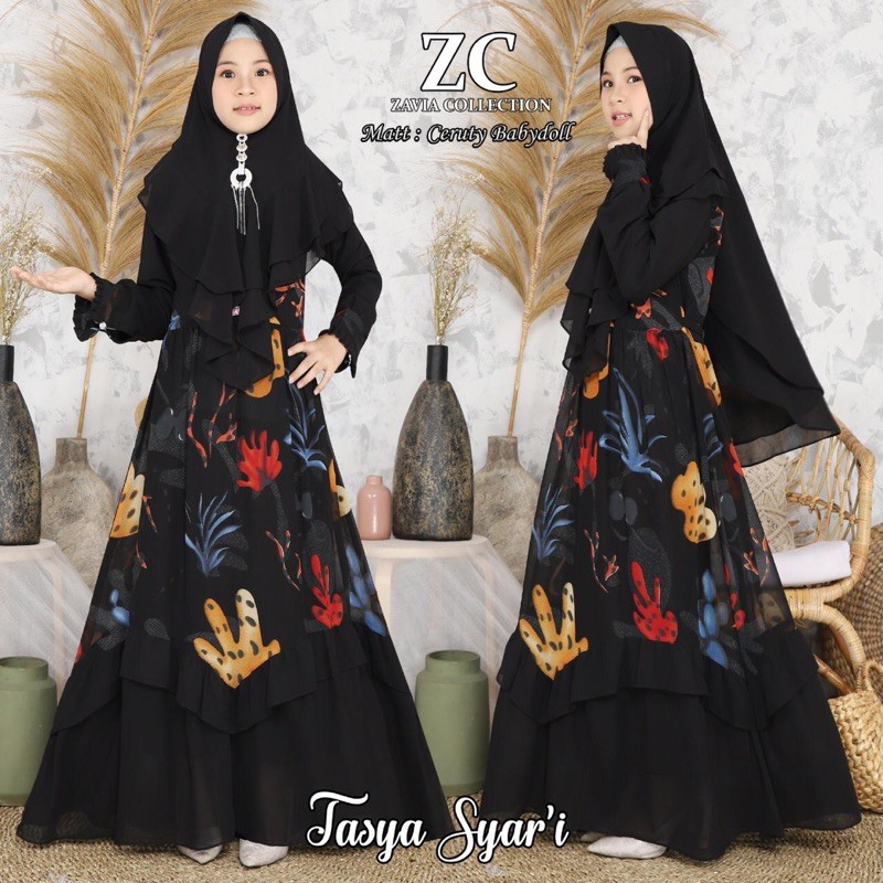 GAMIS SYAR’I ANAK TANGGUNG TASYA ORI BY ZHAVIA COLLECTION