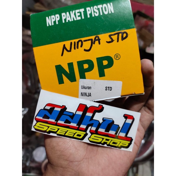 PISTON SEHER NPP NINJA R, SS NINJA RR - PISTON KIT NINJA R RR OVER SIZE STANDAR