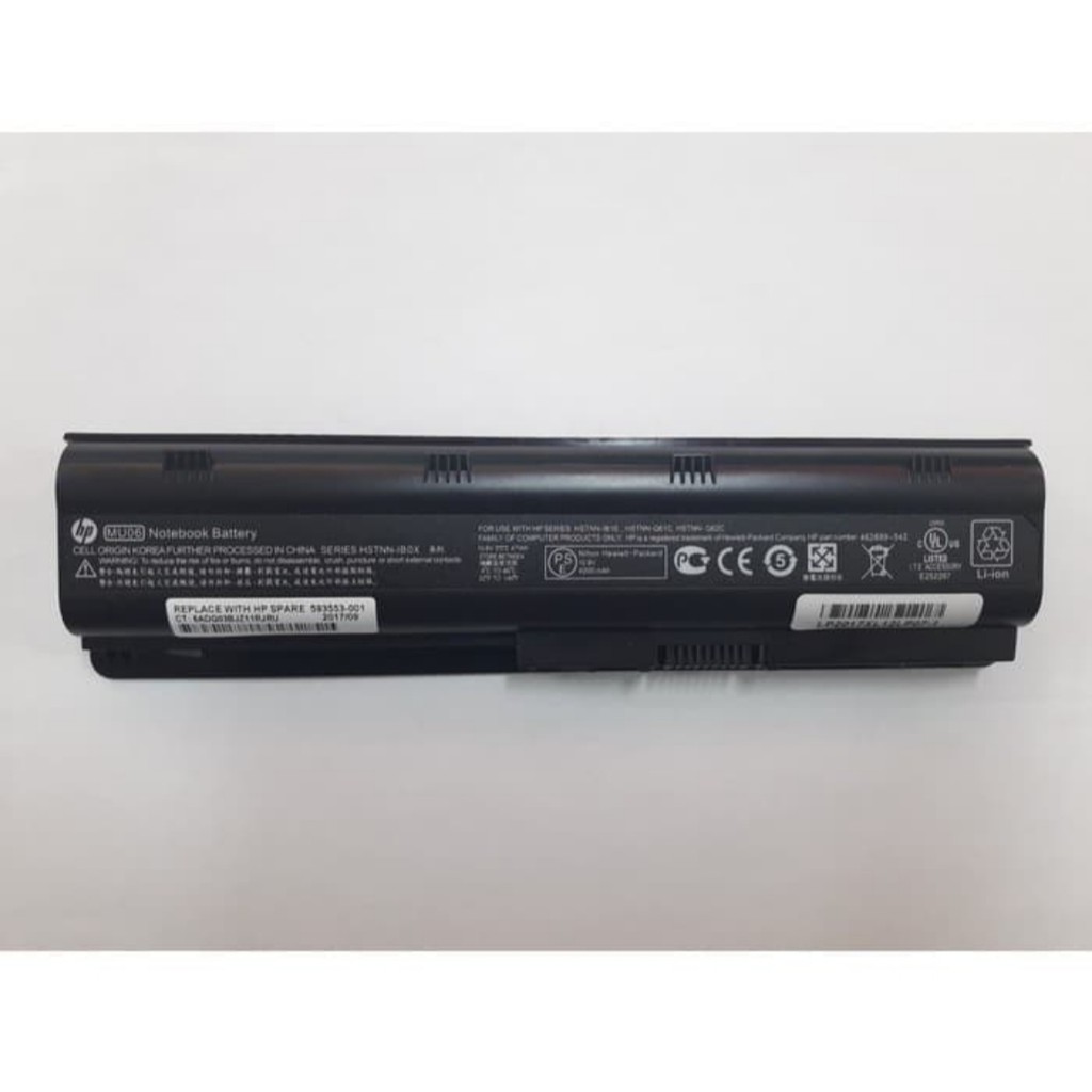 Original batre/Baterai laptop HP G4, MU06, CQ42, CQ32, CQ43, 431, G42, DV6, DM4