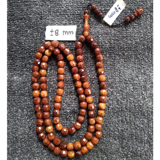 tasbih kokka cuting ± 8 mm ( 8mm  )  99 butir