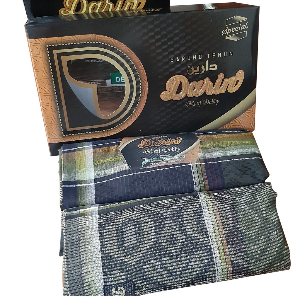 Sarung Spesial Tenun Merek Darin Motif Dobby Berkualitas Dan Beda Dengan Merek Lain