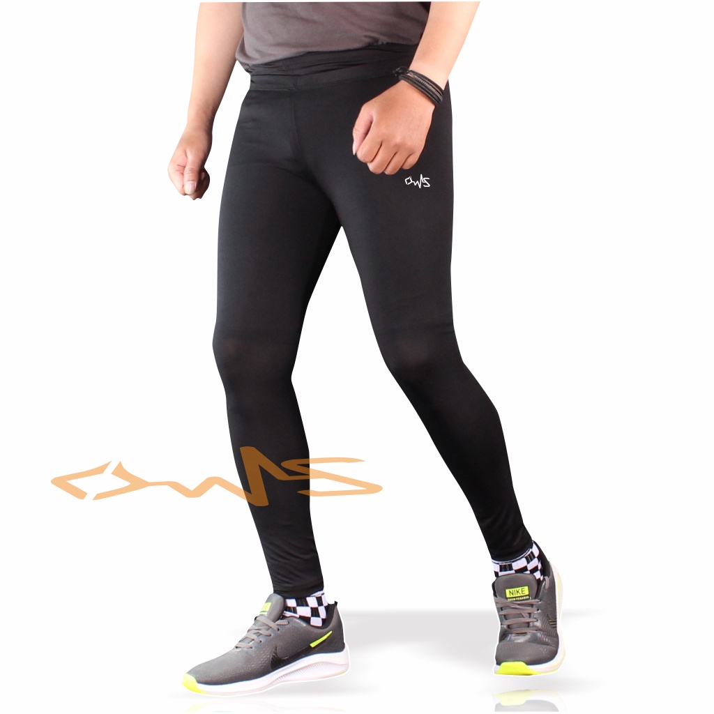 Baselayer Legging Olahraga Lembut Elastis Spandex