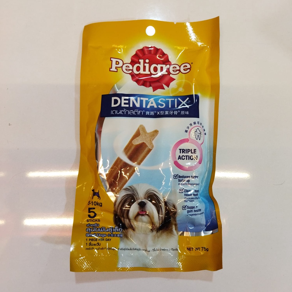 PEDIGREE DENTASTIX Small Dogs 5 sticks cemilan anjing 75gr