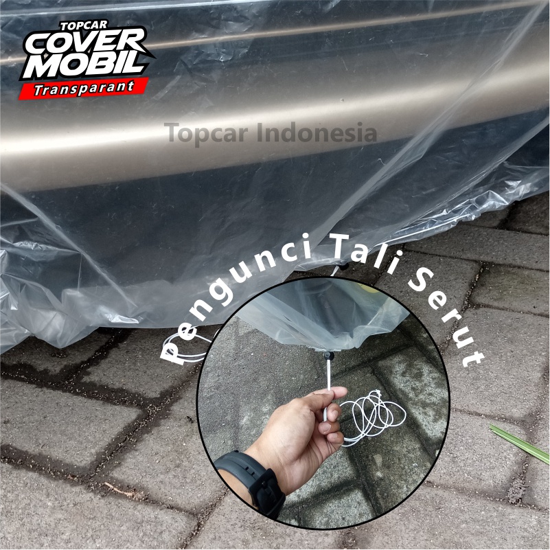 Cover Mobil Transparan Ignis Suzuki Plastik Tebal Plastik Waterproof Outdoor Indoor Part Mobil Aksesoris Exterior Selimut Pelindung Anti Air Premium Quality