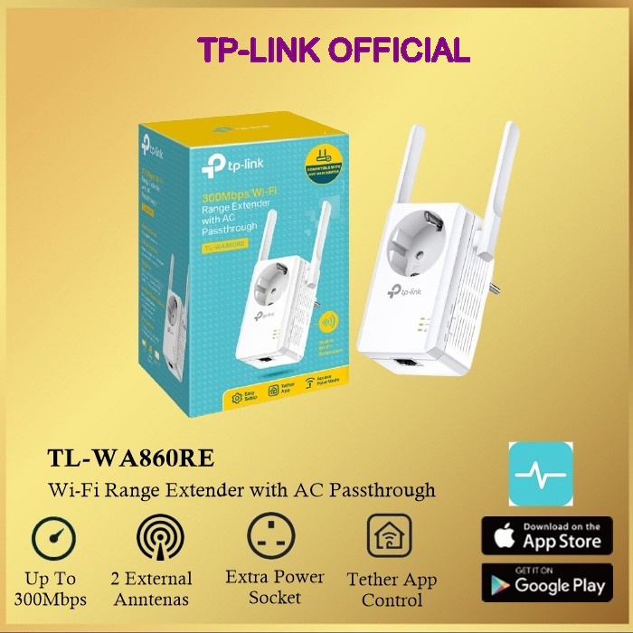 TP-Link TL-WA850RE 300Mbps WiFi Range Extender TP LINK TL WA850RE