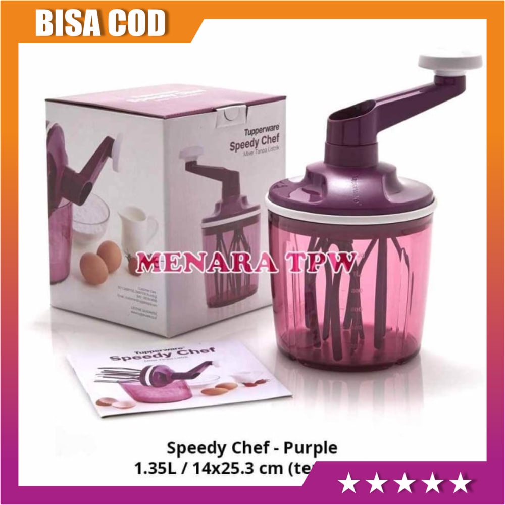 Tupperware Speedy Chef Purple Mixer Manual