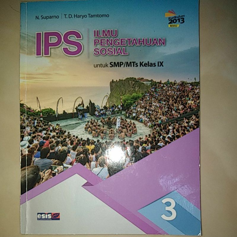 Buku IPS kelas 9, N. Suparno | T.D Haryo Tamtomo penerbit Erlangga