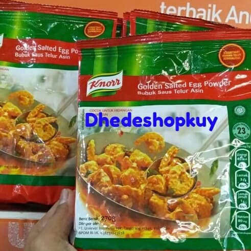 

FLASH SALE - KNORR GOLDEN SALTED EGG POWDER 270GR