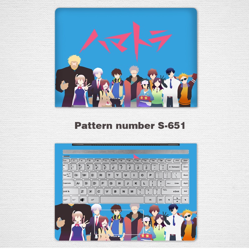 Stiker Skin Vinyl 2 Sisi 14 / 12 / 13 / 14 Inch Untuk Laptop Hp 14s 15s 14s-cf 14s-cm 14s-dk 15s-66 G4