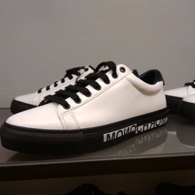 Sneakers Zara Men Black White Shopee Indonesia