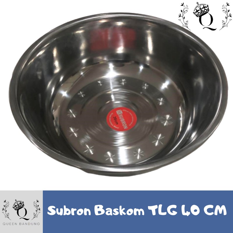 Subron Baskom Mixing Bowl Stainless TLG 40 cm