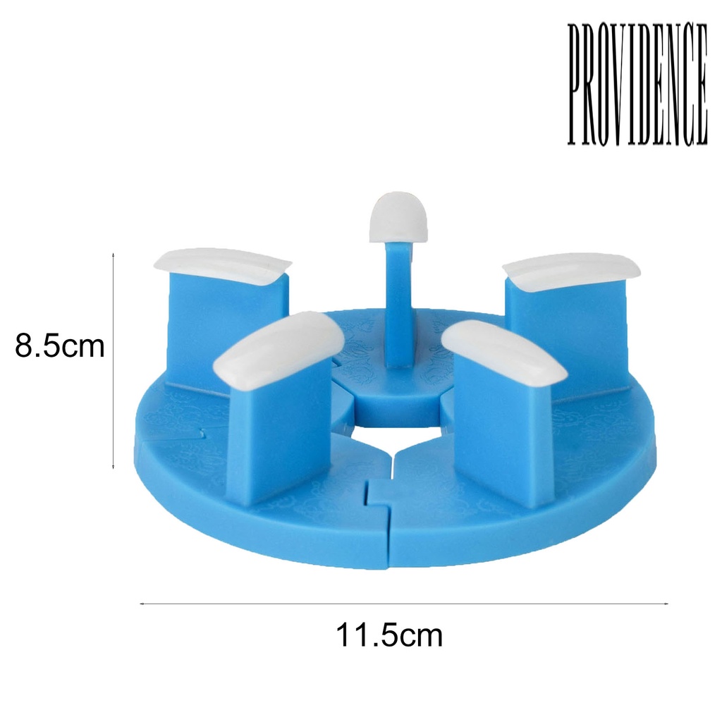 Providence 1 Set Stand Display Kuku Palsu Bahan Plastik Dapat Dilepas Reusable Untuk Manicure